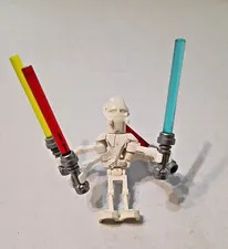 LEGO General Grievous Minifigure with Light Sabers