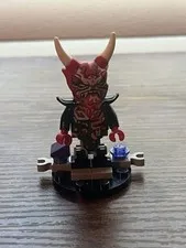 Lego Ninjago Mr. E Oni Mask, Upper torso weapons Stand! Head, mask, body