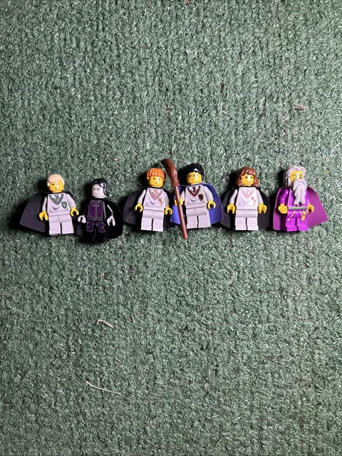 Lot of 6 Minifigures From LEGO Hogwarts Castle Set #4709 Harry Potter