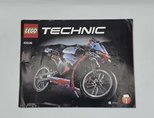 Lego 42036 Technic Street Motorcycle Instructions Booklet MANUAL 1 ONLY 2015