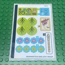 LEGO Sticker Sheet for Set 41252 Poppy's Hot Air Balloon Adventure New Authentic