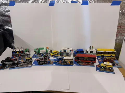 Lego Car Bundle - Civilian Car Pack - Disassembled and Cleaned Retired Sets
