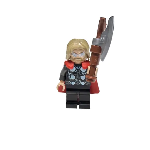 LEGO Minifigure Thor sh1069 Marvel 76322 Endgame Black Suit Red Cape