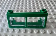 LEGO Windscreen 2 x 6 x 2 Train with Trans-Clear Glass (13756 / 13760) 13760c01