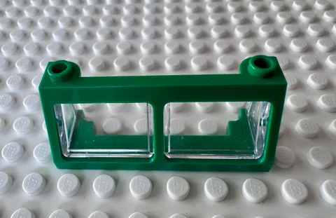 LEGO Windscreen 2 x 6 x 2 Train with Trans-Clear Glass (13756 / 13760) 13760c01