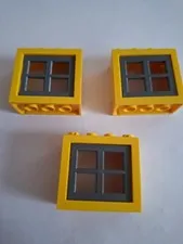 No 483. 3x lego windows 2x4x3