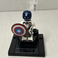 LEGO Captain America Jumpsuit Minifigure Super Heroes 76123 sh560 FF19