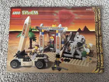 Lego Adventurers Mummy's Tomb (5958) Instruction Manual Only - Excellent