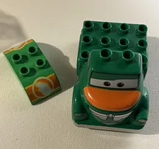 Lego Duplo Figure Disney Planes Building Blocks Toy GREEN CHUG TRUCK (09)