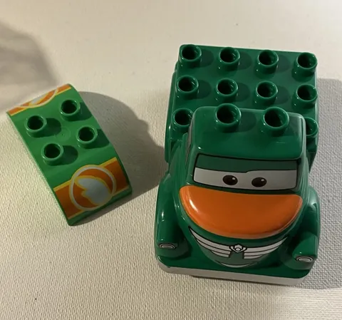 Lego Duplo Figure Disney Planes Building Blocks Toy GREEN CHUG TRUCK (09)