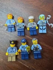 Lego Minifigure Police 7 Minifigures 