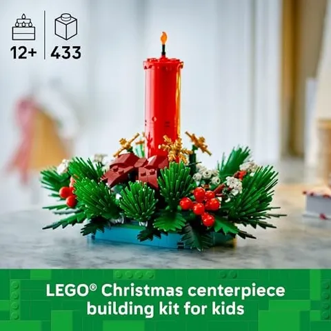 LEGO CHRISTMAS TABLE DECORATION BUILDING TOY FOR KIDS - BRICK-BUILT -