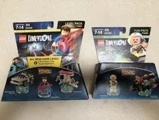 LEGO Dimensions-Back to the Future Level Pack 71201 & 71230 NIB - Sealed