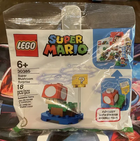 LEGO Super Mushroom Surprise Mario - Legoland Coupon - NEW Set 30385