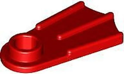 LEGO Minifigure Accessory Red Flipper Footgear Pair Spare LEGO CITY Pieces