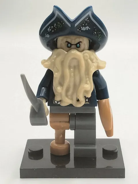 Pirates Of The Caribbean Davy Jones Custom Lego Minifigure The Black Pearl 4184