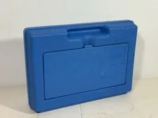 LEGO Carrying Case Hard Blue Plastic Storage Bin - Vintage 1983