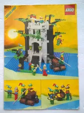 Lego Knights 6077 Forestman's River Fortess - Instruction Manual ONLY