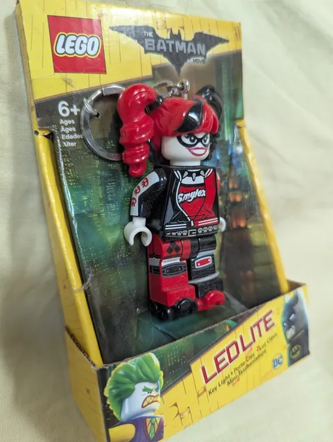 LEGO Harley Quinn LED Light Key Chain (LEDLITE) The Lego Batman Movie - New