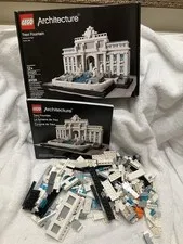 LEGO ARCHITECTURE: Trevi Fountain (21020) - Incomplete W/ Box +instructions