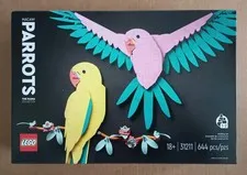 LEGO Art 31211 Macaw Parrots (Fauna Collection) Retired Set New In Sealed Box