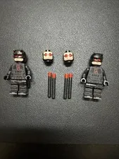 Lego Custom Marvel Minifigures Daredevil Born Again Black Suit Dazzle Brick Set
