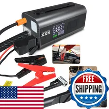 Xxk Tire Inflator Portable Air Compressor2000A Battery Car Jump Starter Auto