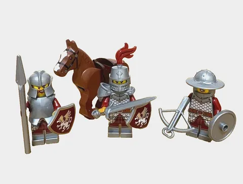 LEGO Minifigure Lot Set 21358 Vending Machine Knight Horse