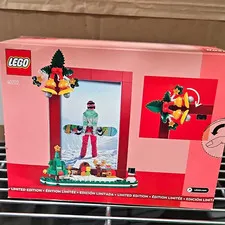 LEGO 40702 Christmas Picture Frame Limited Edition 209 pcs Building Set 8+
