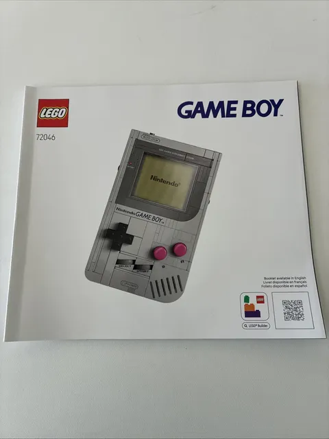 Lego Game Boy 72046 Instruction Manual