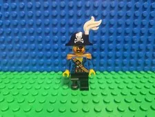 LEGO Pirate Captain Minifigure pi185 31109 Pirates CMF Lot Rare Retired Vintage 
