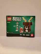 LEGO 40353 Brick Headz Reindeer Christmas Instructions Manual Booklet ONLY