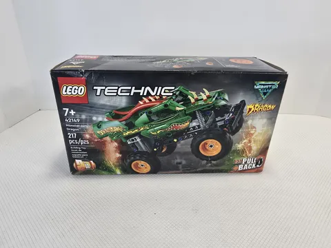 LEGO Technic 42149 Monster Jam Dragon Set Pull Back 2 in 1 box damage new