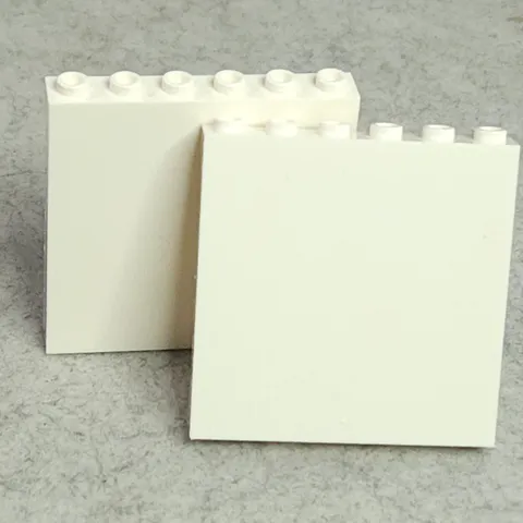 LEGO 59349 Panel 1 x 6 x 5 59350 White x2 Genuine