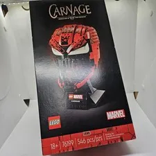 New LEGO Marvel Super Heroes Carnage (76199) Spider-Man Villain Symbiote Bust