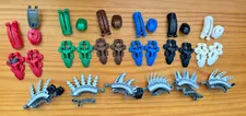 Lego Bionicle Parts Spines back feet Mask Lot Rahkshi replacement red blue brown