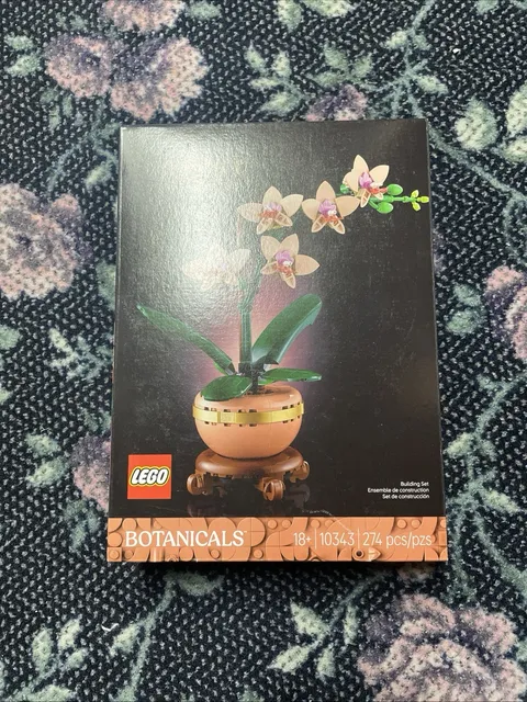 LEGO Botanicals Mini Orchid Building Set 10343 Home Decor Gift Desk Flower