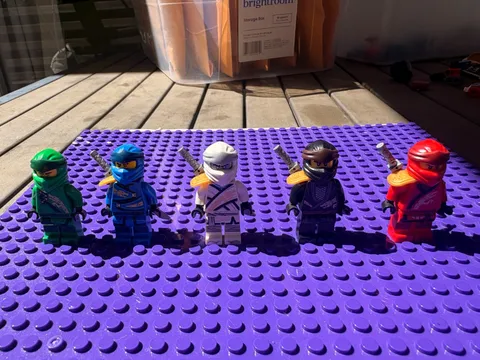 LEGO Ninjago Legacy Ninja - Kai, Jay, Zane, Cole, Lloyd set of 5