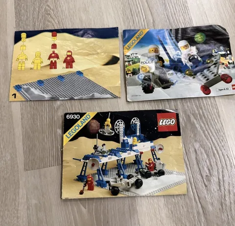 Lego 6930  119717 Instruction Manual Only Space Supply Station 1983 Legoland