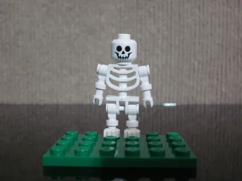 LEGO Skeleton Minifigure w/ Standard Skull