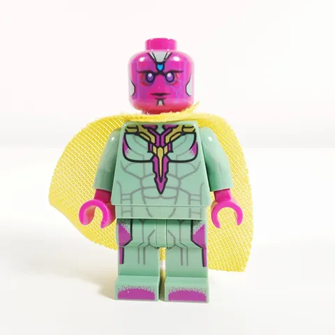 Lego Vision Minifigure Azure Blue Dot Marvel Age of Ultron 76032 sh0178