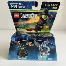 Lego Dimensions Wizard of Oz Wicked Witch 38 Pcs Fun Pack 71221 NEW Retired