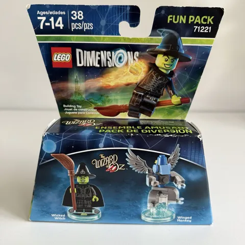 Lego Dimensions Wizard of Oz Wicked Witch 38 Pcs Fun Pack 71221 NEW Retired