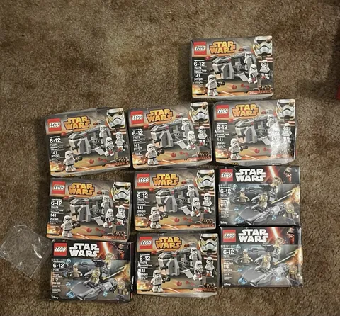 LEGO Star Wars Battle Packs 75078 & 75131 SEALED IN BOX
