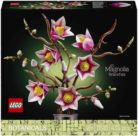 LEGO Botanicals Magnolia Branches Building Set for Adults #11510 NEW