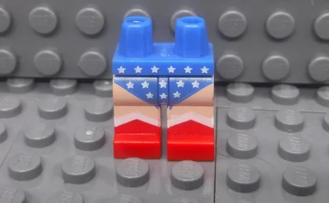 Lego DC Comics Super Heroes Wonder Woman Minifigure sh0004 6862 71209 Legs Only