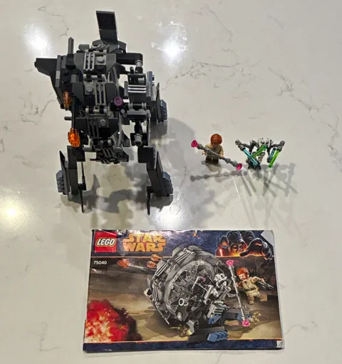 Complete LEGO Star Wars 75040 General Grievous' Wheel Bike w/ instructions+figs