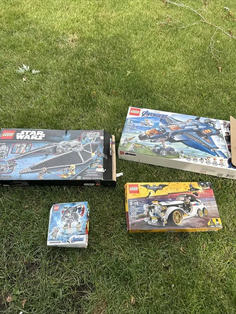 LEGO Lot Star Wars Tie Striker Avengers Batman See Photo Read