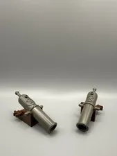 LEGO Minifigure Cannon Parts 518 2527 Dark Gray Cannon Brown 2 x 4 Cannon Base 