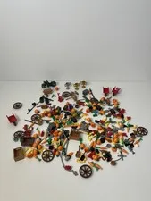 Huge Lego Castle Parts Lot Rare Pieces And Accessories Food Motorcycle